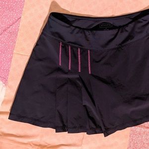 Athleta black lightweight skort